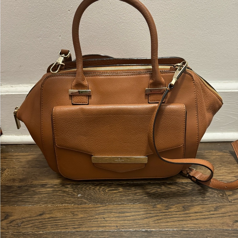 Kate Spade leather camel purse